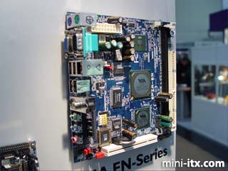 VIA show C7 boards at CeBIT