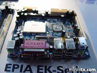 VIA show C7 boards at CeBIT